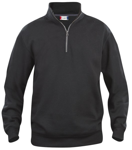 Clique, Sweatshirt Basic Half Zip, schwarz