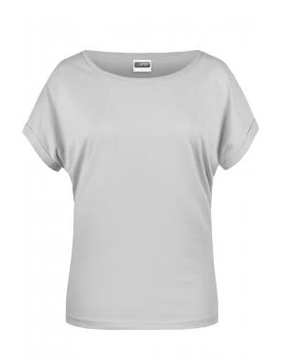 James & Nicholson, Ladies' Casual-T-Shirt, soft-grey