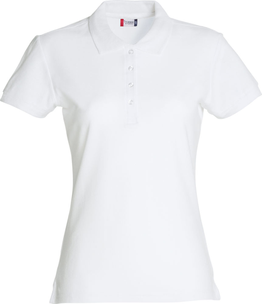 Clique, Poloshirt Basic Ladies, weiß