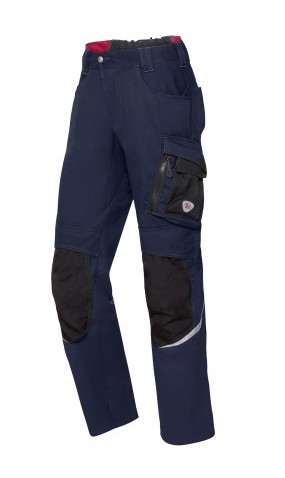 BP, Leichte Arbeitshose mit Kniepolstertaschen, nachtblau/schwarz