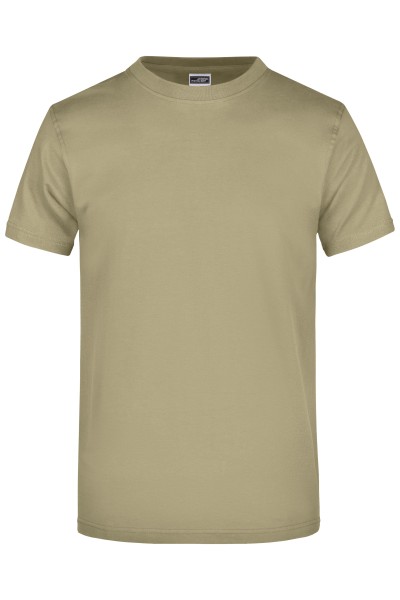 James & Nicholson, Round-T-Shirt Heavy, khaki