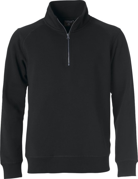 Clique, Sweatshirt Classic Half Zip, schwarz