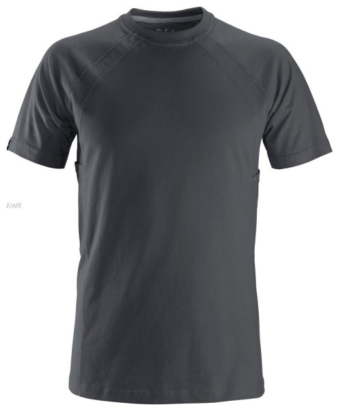 Snickers 2504, Baumwoll T-Shirt mit MultiPockets™, steel grey