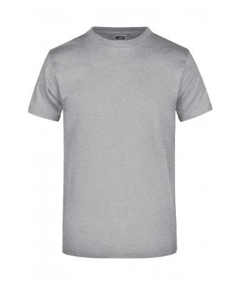 James & Nicholson, Round-T-Shirt Heavy, grey-heather