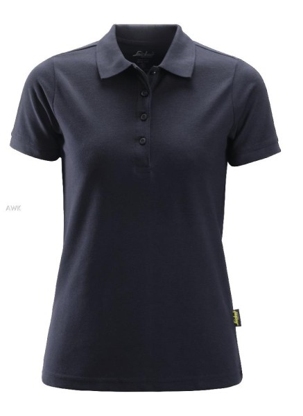 Damen Polo Shirt, Navy