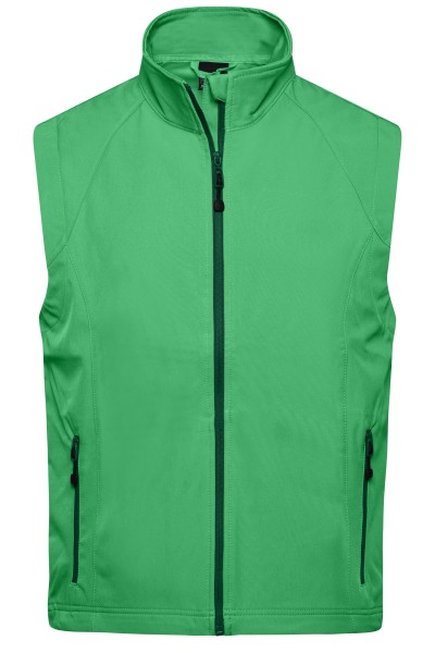 James & Nicholson, Men's Softshell Vest, green MG270