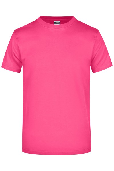 James & Nicholson, Round-T-Shirt Heavy, pink