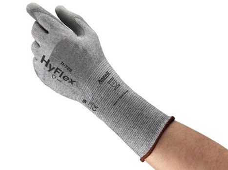 Ansell - Schnittschutz-Handschuh, "Hyflex PU", grau