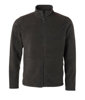 James & Nicholson, Men's Fleece Jacket, dark-grey