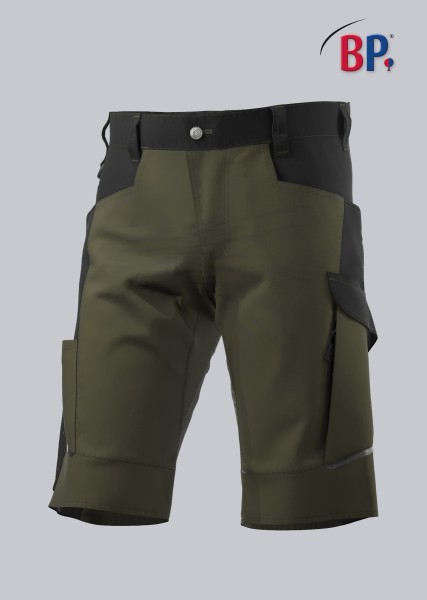 BP, Robuste Shorts, oliv/schwarz