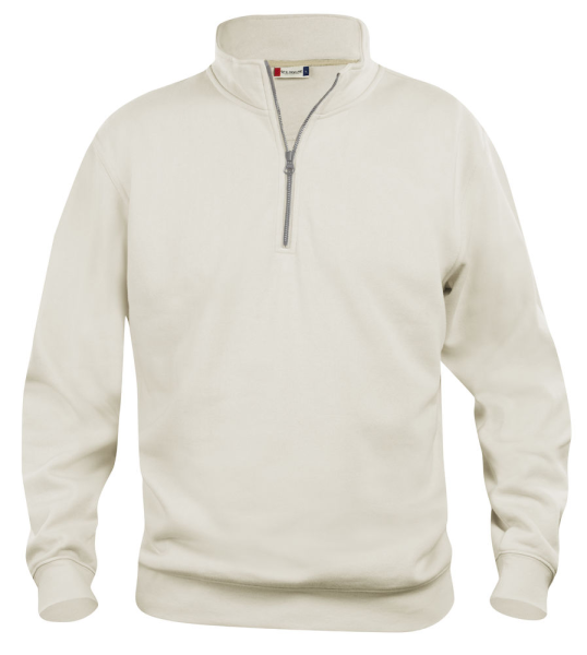 Clique, Sweatshirt Basic Half Zip, helles beige