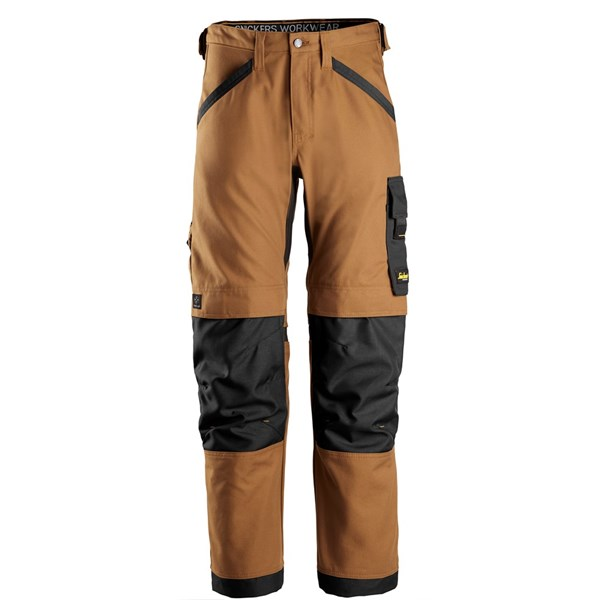 Snickers 6324, AllroundWork, Canvas+-Stretchhose, brown/black