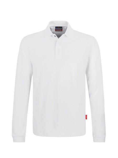 HAKRO, Longsleeve-Poloshirt HACCP MIKRALINAR®, weiß