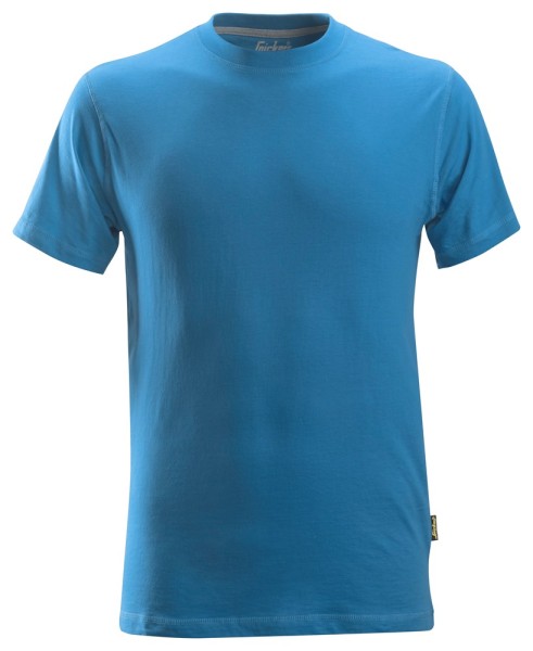 Snickers 2502, Klassisches Baumwoll T-Shirt, ocean blue