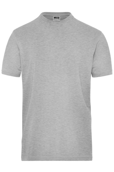 James & Nicholson, Men's BIO Stretch-T-Shirt Work - SOLID -, grey-heather