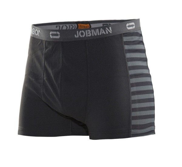 Jobman, Dry Tech Unterhose, schwarz/dunkelgrau