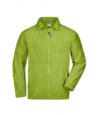 James & Nicholson, Full-Zip Fleece, lime-green