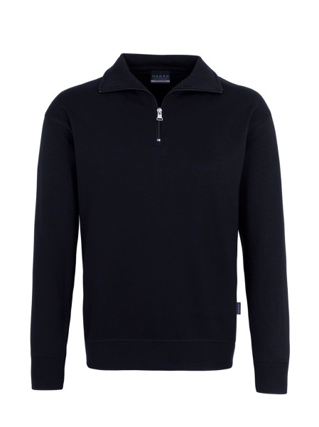 HAKRO, Zip-Sweatshirt Premium, schwarz