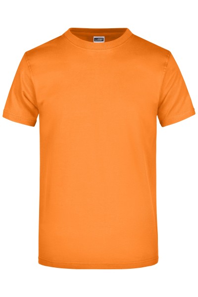 James & Nicholson, Round-T-Shirt Heavy, orange