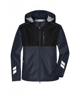 James & Nicholson, Hardshell Workwear Jacket, carbon/black