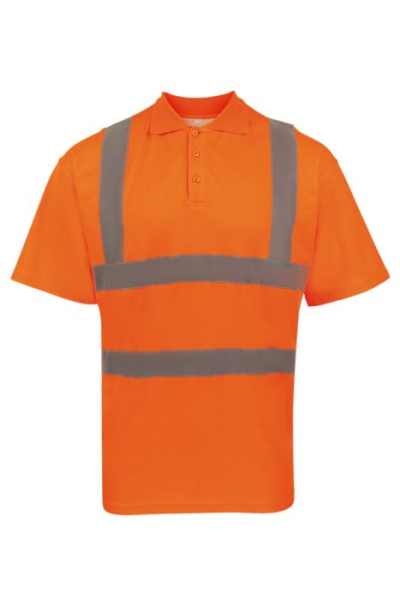 Korntex® Hi-Vis Poly-Cotton Polo "Cambridge" - Orange