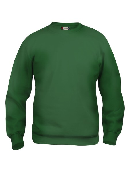 Clique, Sweatshirt Basic Roundneck, flaschengrün