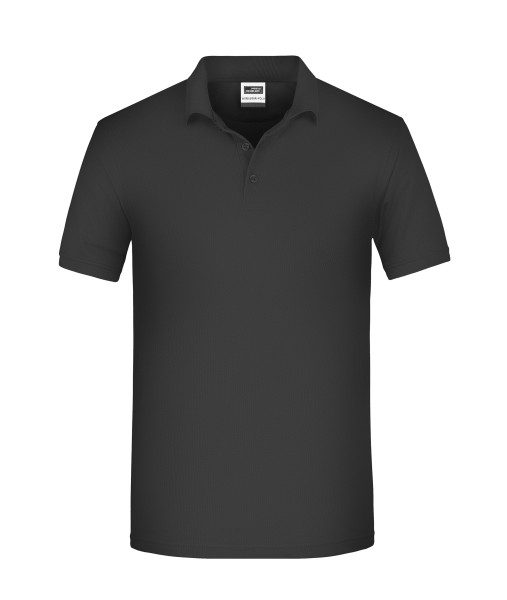 James & Nicholson, Men's BIO Workwear Polo, black