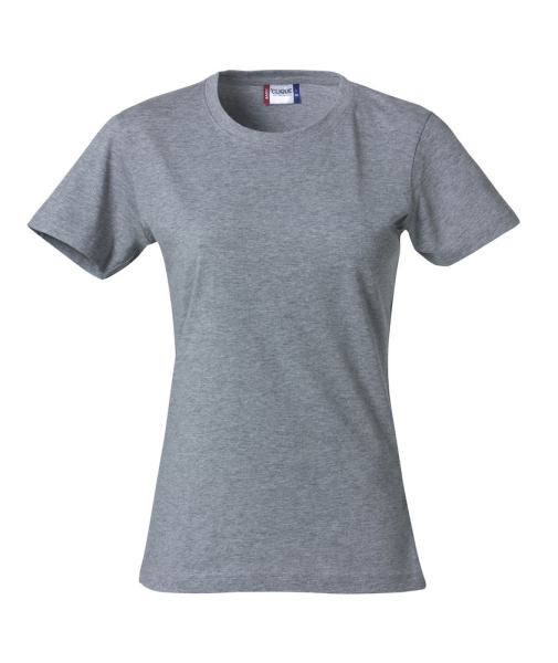 Clique, T-Shirt Basic-T Ladies, grau meliert