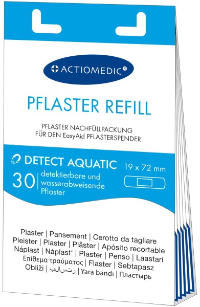 ACTIOMEDIC® EasyAid Refill Strips 19 x 72 mm DETECT/AQUATIC - 30 St.