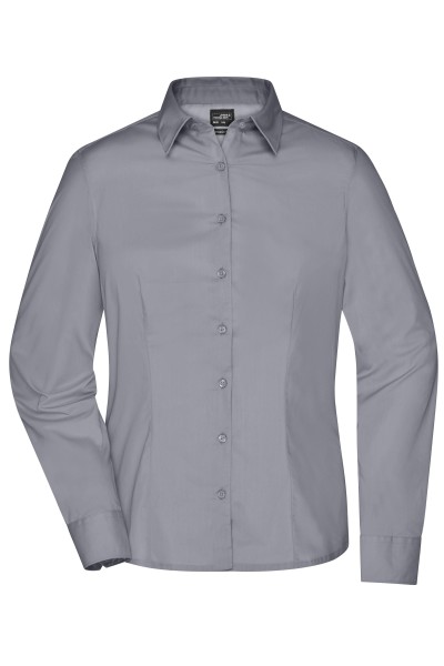 James & Nicholson, Ladies' Business Shirt Long-Sleeved, steel