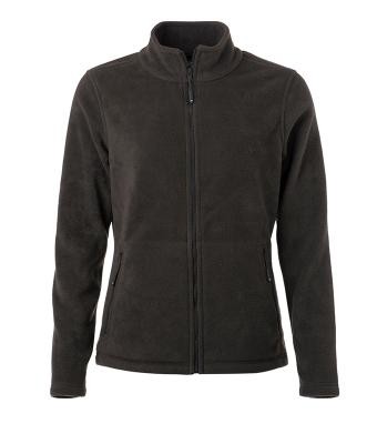 James & Nicholson, Ladies' Fleece Jacket, dark-grey