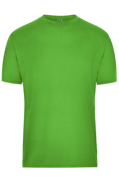 James & Nicholson, Men's BIO Workwear T-Shirt, lime-green