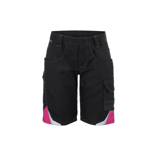 Kübler, Kids Shorts "Pulsschlag", schwarz/pink