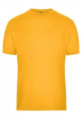 James & Nicholson, Men's BIO Workwear T-Shirt, gold-yellow