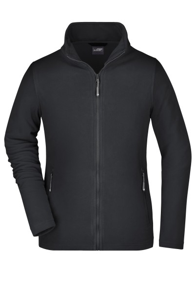 James & Nicholson, Ladies' Basic Fleece Jacket, black