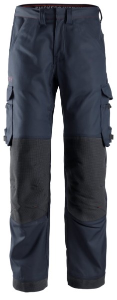 Snickers 6362, ProtecWork, Multinorm Arbeitshose mit symmetrischen Taschen, navy