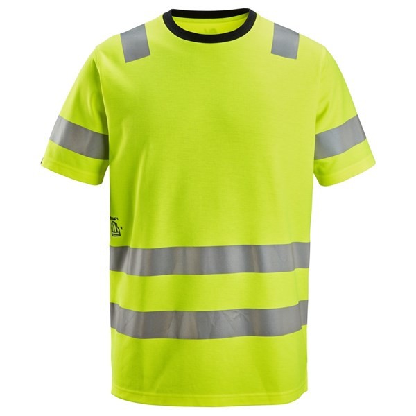 Snickers 2536, Warnschutz T-Shirt, high vis gelb