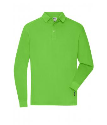 James & Nicholson, Men's Workwear-Longsleeve Polo, lime-green