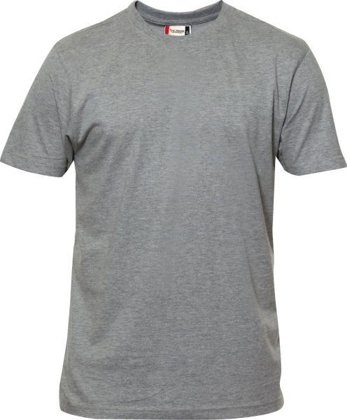 Clique, T-Shirt Premium-T, grau meliert