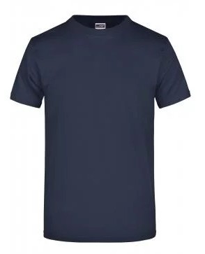 James & Nicholson, Round-T-Shirt Heavy, navy