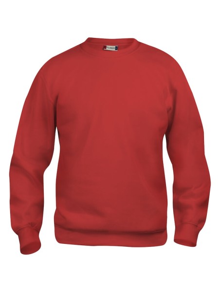 Clique, Sweatshirt Basic Roundneck, rot