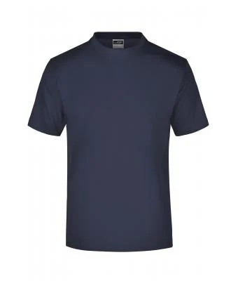 James & Nicholson, Round-T-Shirt Medium, navy