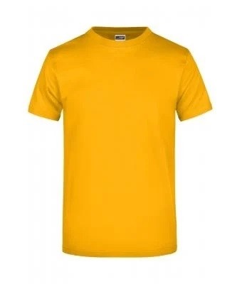 James & Nicholson, Round-T-Shirt Heavy, gold-yellow