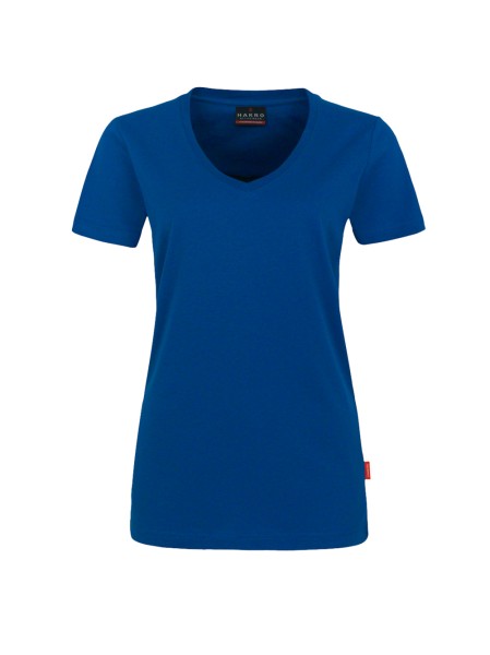 HAKRO, Damen V-Shirt MIKRALINAR®, ultramarinblau