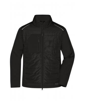James & Nicholson, Men's Hybrid Jacket, black/black