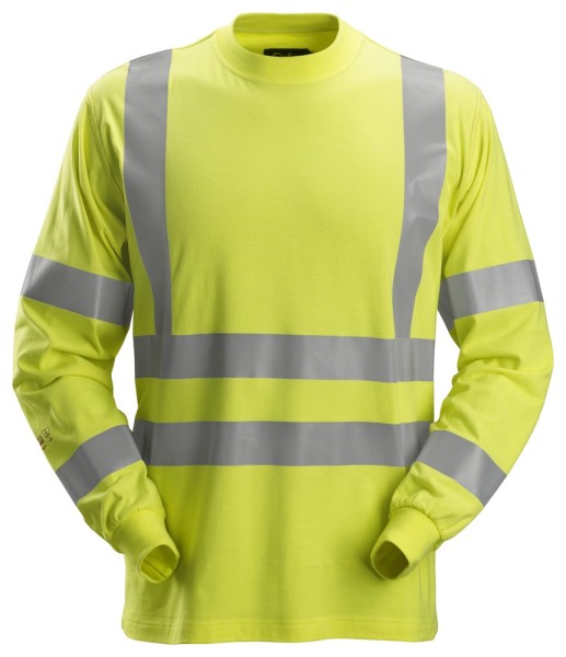 Snickers 2461, ProtecWork, Multinorm Warnschutz-Langarm-Shirt, high vis yellow