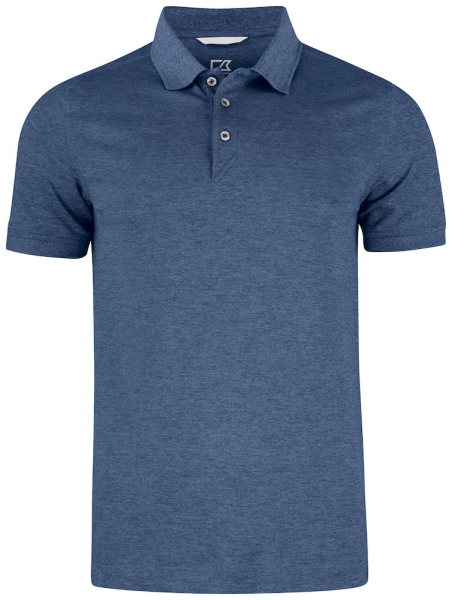 Cutter & Buck, Poloshirt Advantage, blau meliert