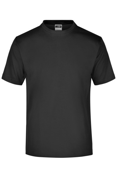 James & Nicholson, Round-T-Shirt Medium, black