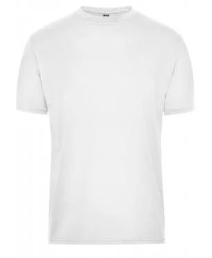 James & Nicholson, Men's BIO Workwear T-Shirt, white