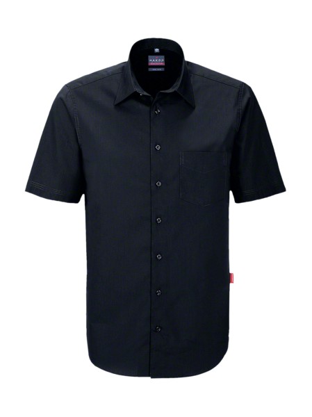 HAKRO, 1/2-Arm Hemd MIKRALINAR® Comfort, schwarz